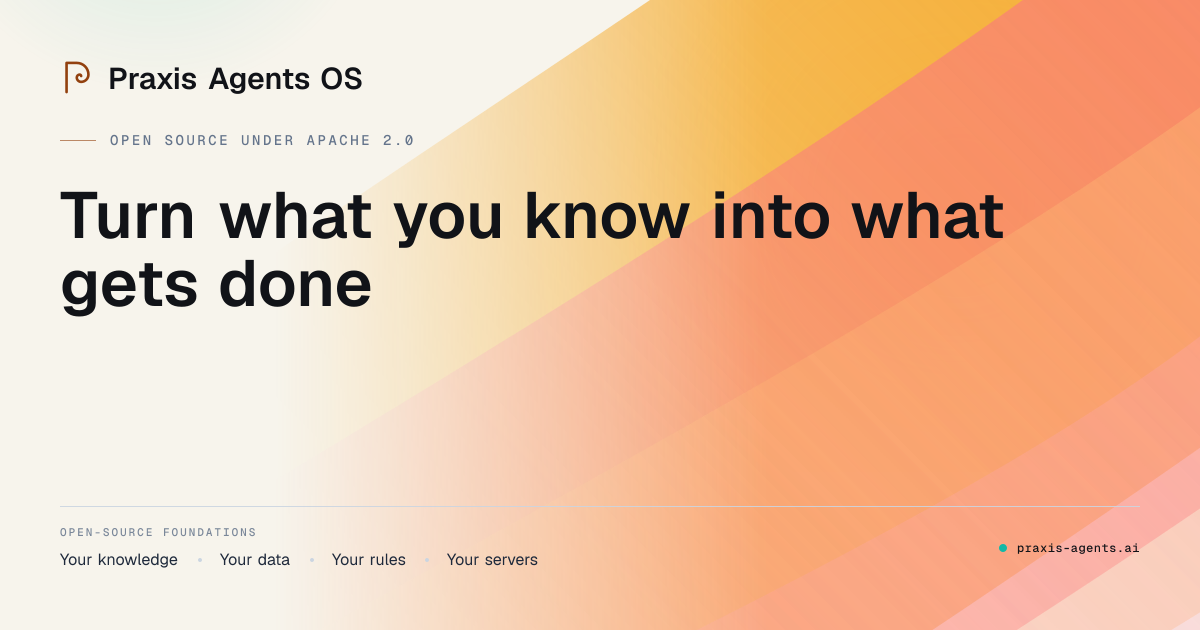 Praxis Agents OS | Open-Source Operating System for Governed AI Agents